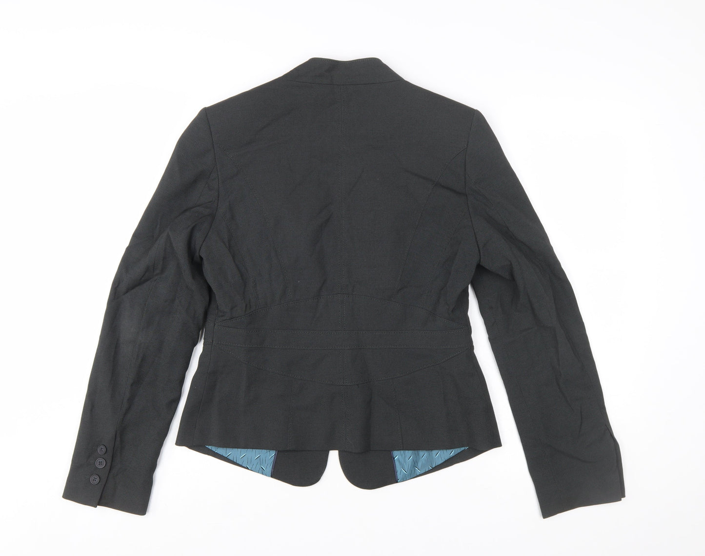 Next Women’s Black Size 12 Tailored Blazer Jacket Single-Breasted