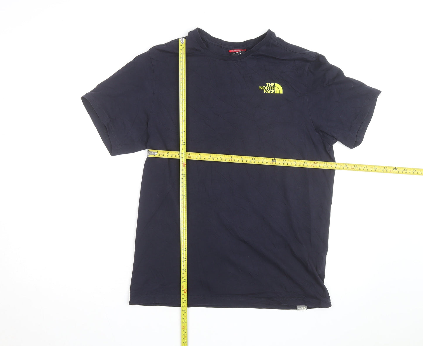 The North Face Men's Blue Small Outdoor Graphic Cotton T-Shirt