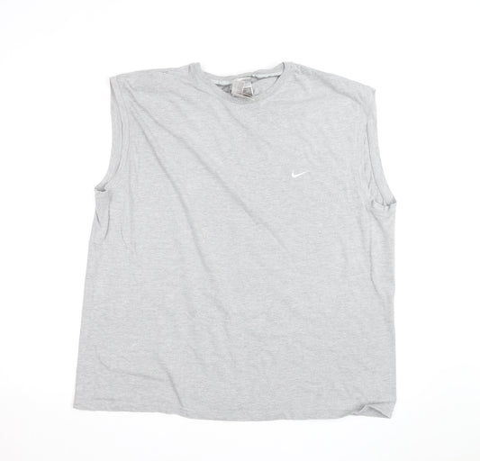 Nike Men's Grey 2XL Sleeveless Training Tank Top