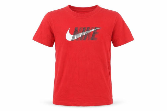 Nike Boys Red Graphic Logo Sports T-Shirt Size 10-11 Years