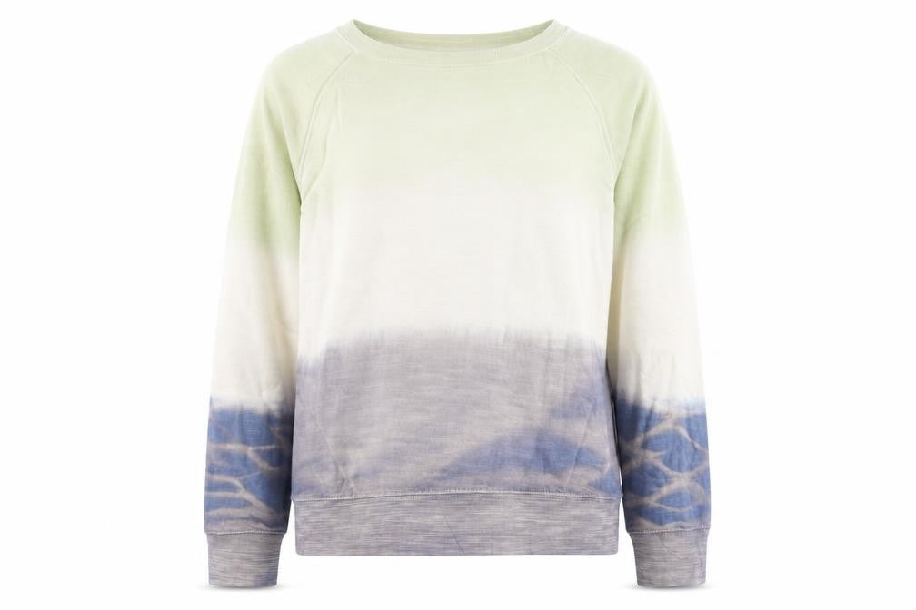 Marks & Spencer Women Green Mix Cotton Pullover Sweatshirt Size XL