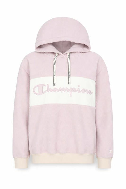 Champion Womens Pink Fleece Pullover Hoodie XS Relaxed Fit