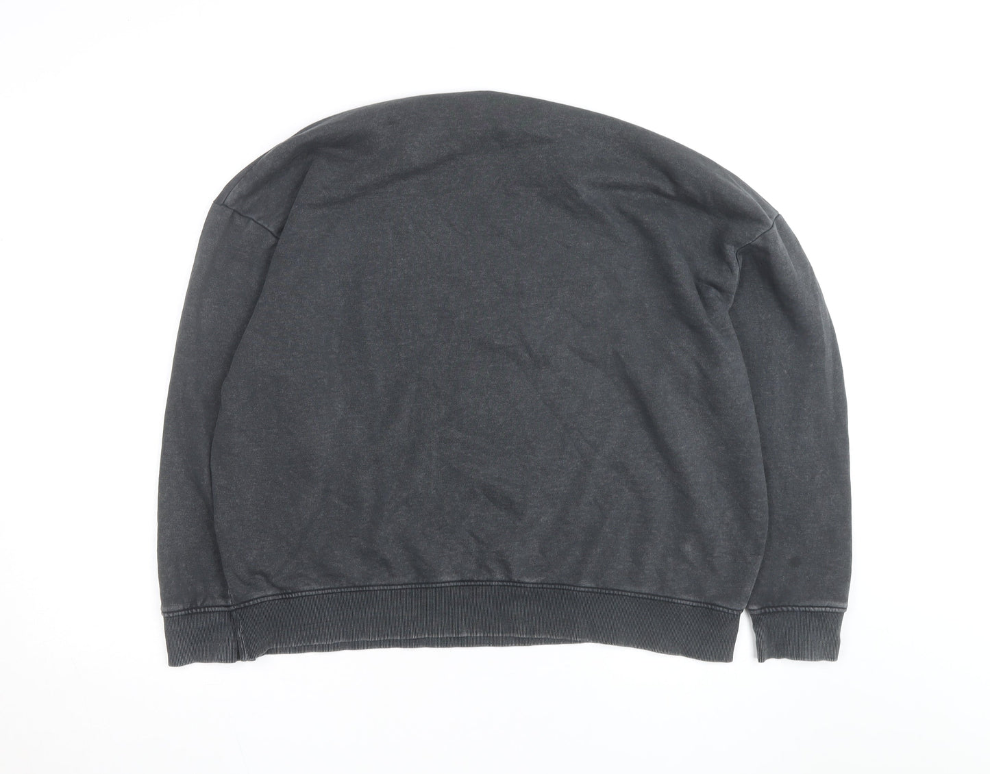 Nirvana Women's Black Pullover Sweatshirt Size 10/12 Crew Neck Rock Graphic