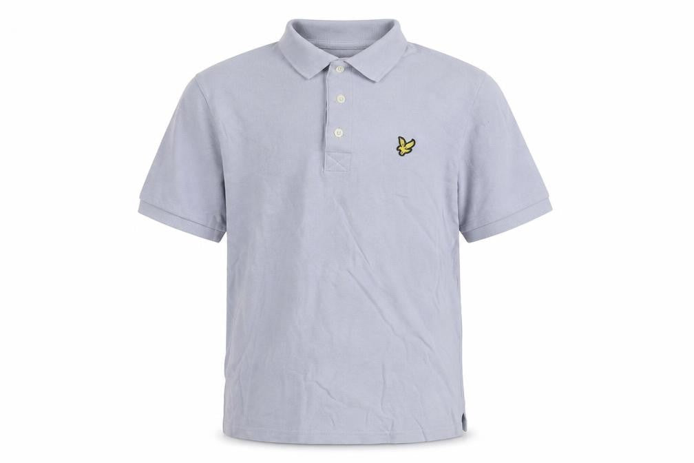 Lyle & Scott Mens Grey 2XL Cotton Polo Shirt Classic Logo