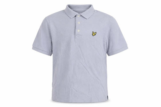 Lyle & Scott Mens Grey 2XL Cotton Polo Shirt Classic Logo