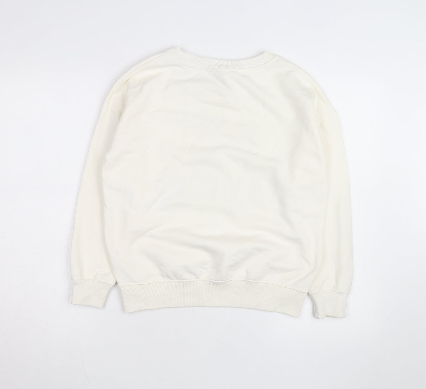Next Men's Ivory St Ives Graphic Sweatshirt XS Regular Fit