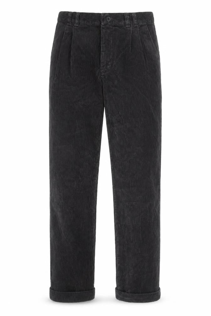 Wrangler Men's Black Corduroy Straight Leg Jeans 32W 34L Regular Fit