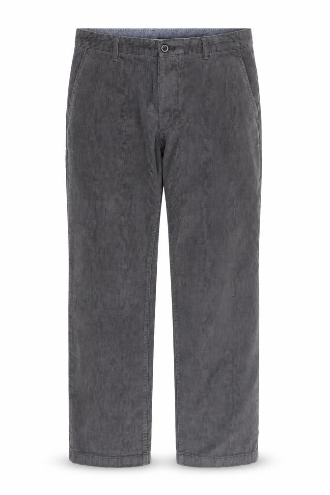 IZOD Men's Grey Corduroy Straight Fit Jeans W34 L32