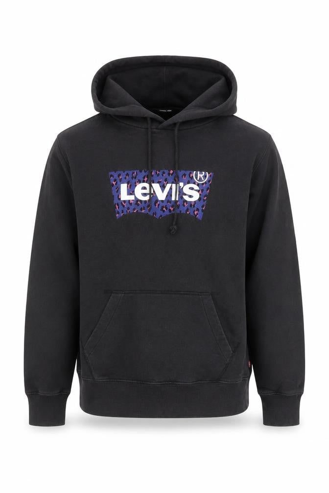 Levi's Men's Black Graphic Pullover Hoodie Medium Regular Fit