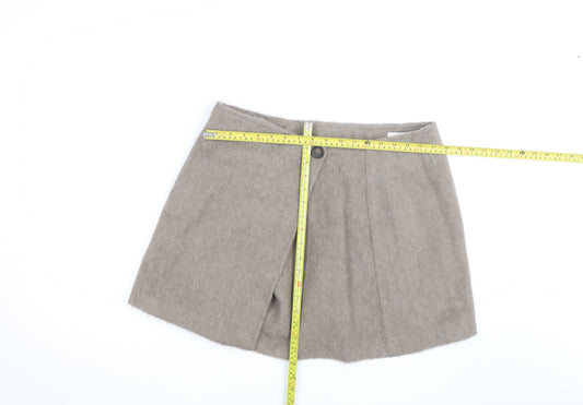 Marks and Spencer Women’s Beige Wrap Short Skirt Size 16 Lined