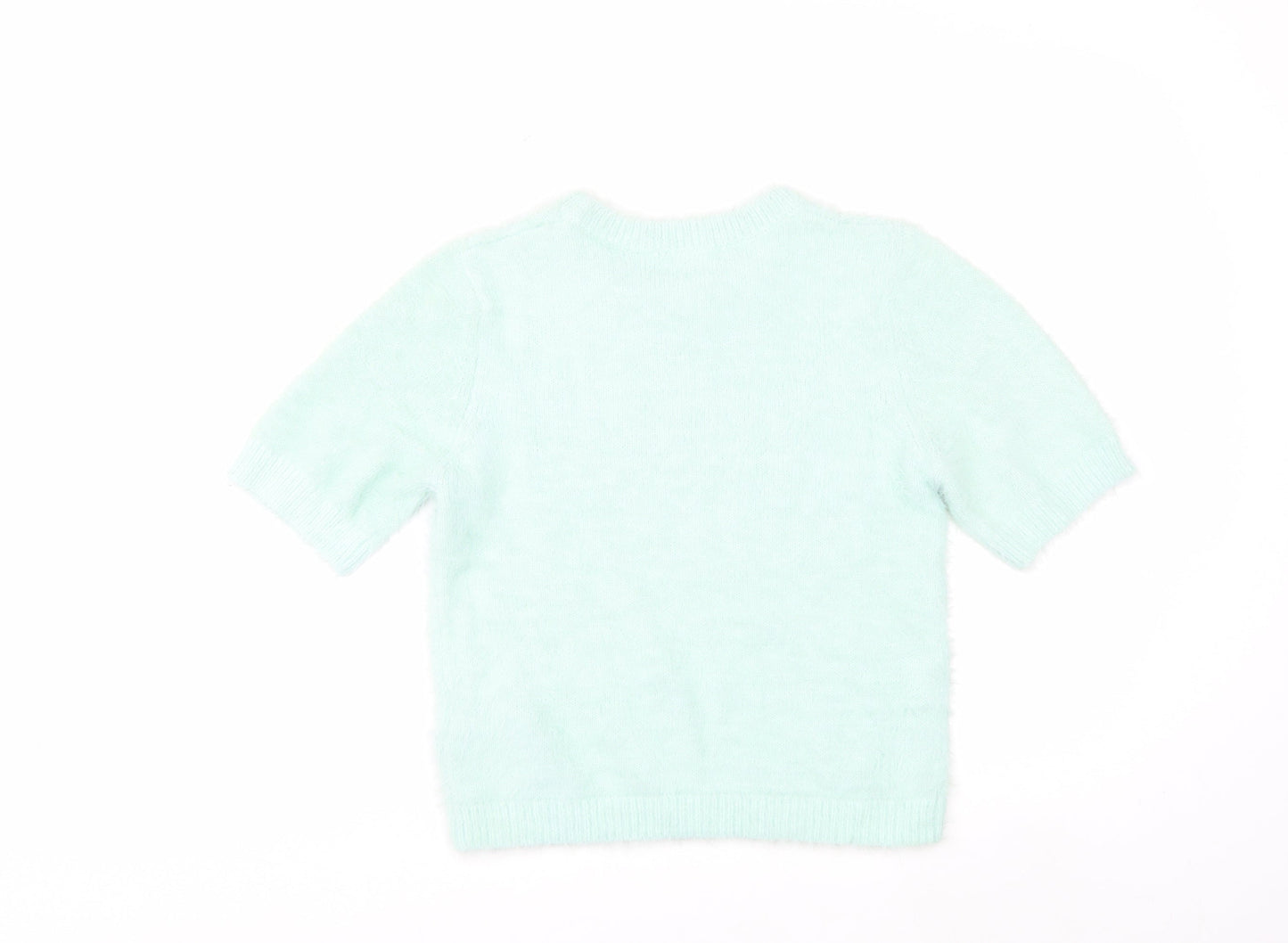 Brave Soul Women's Mint Green Short Sleeve Knit T-Shirt Size S