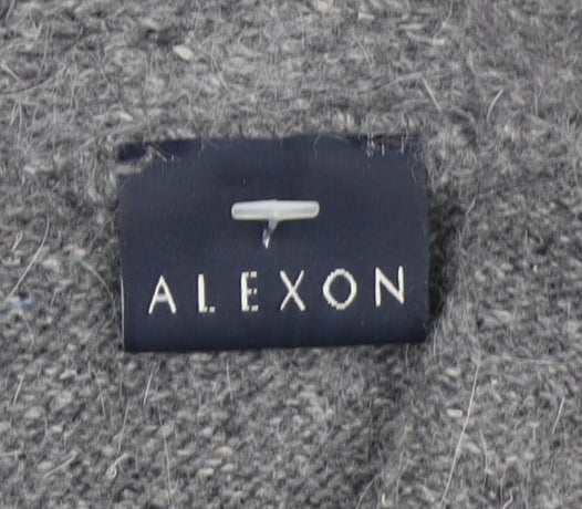 Alexon Women’s Grey Silk Angora Knit Cardigan Size 12