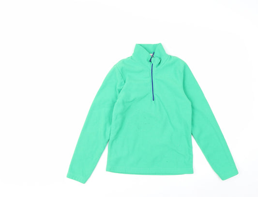 Mountain Warehouse Boys Green Fleece Pullover Sweatshirt 9-10 Years