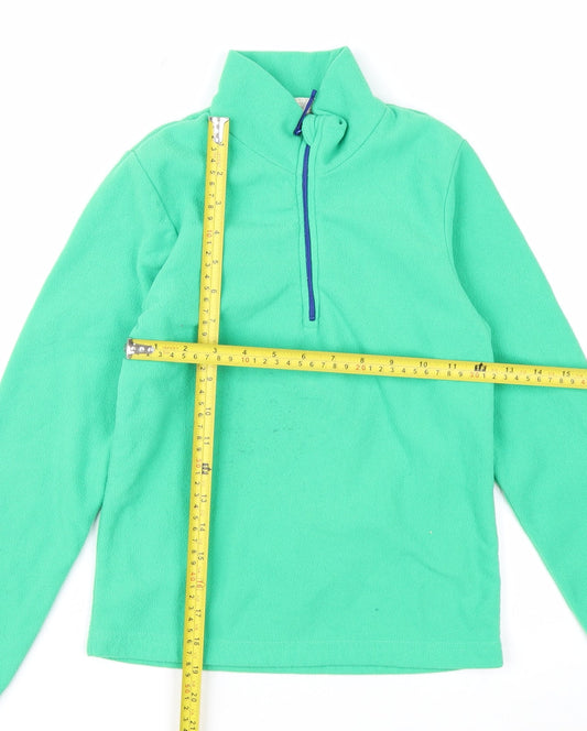 Mountain Warehouse Boys Green Fleece Pullover Sweatshirt 9-10 Years