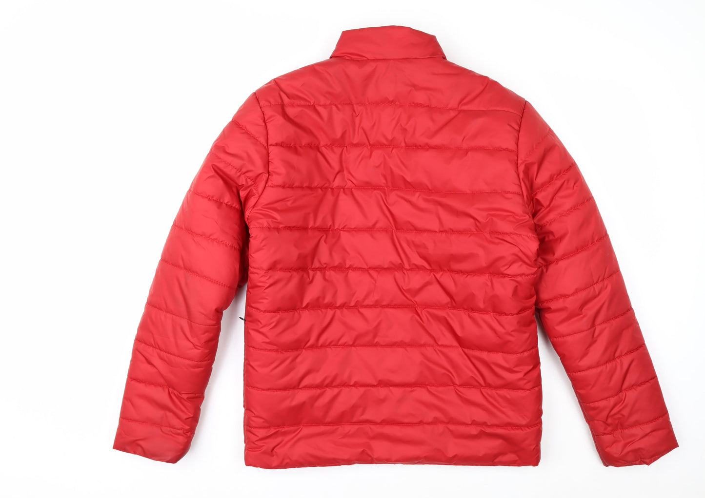 MRzexe Men's Red 2XL Puffer Jacket Lightweight Quilted Zip Coat