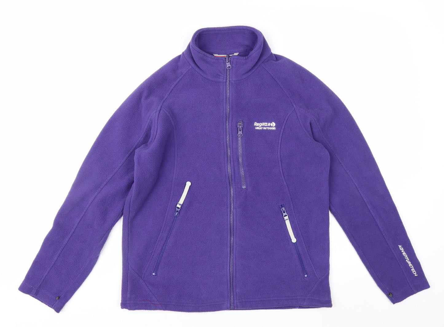 Regatta Women Purple Fleece Full Zip Outdoor Jacket Size 14