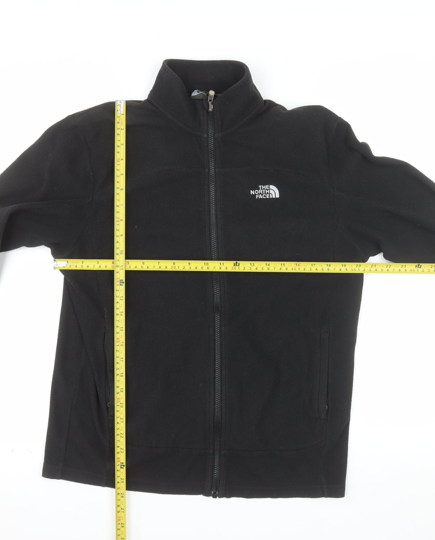 The North Face Mens Black Fleece Full Zip Jacket Size M