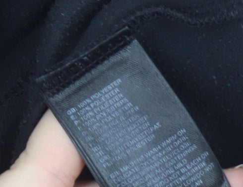 The North Face Mens Black Fleece Full Zip Jacket Size M