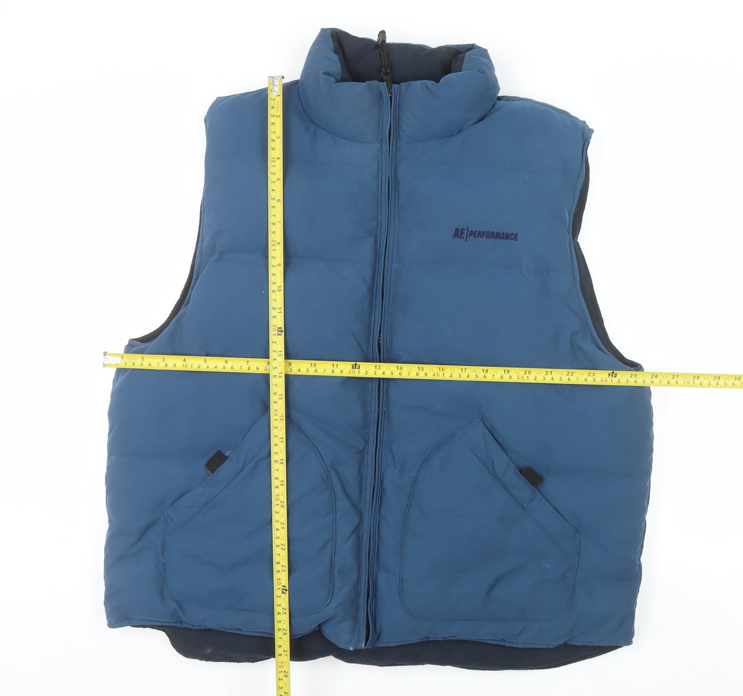 AE Performance Men's Blue XL Padded Bodywarmer Waistcoat