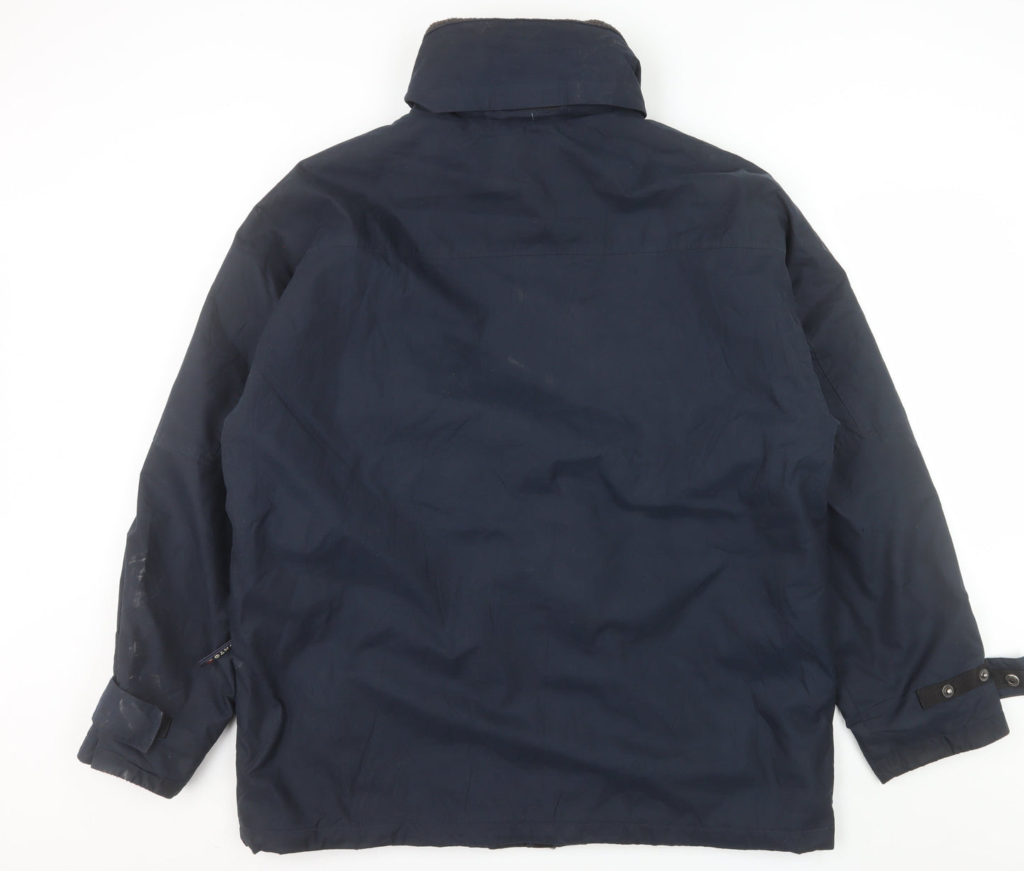 Pronto Men's Blue M Parka Jacket Polyester Lined Winter Coat