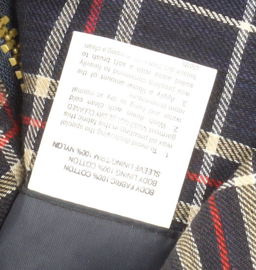 Avoca Men's Blue L Hooded Cotton Rain Coat with Pockets