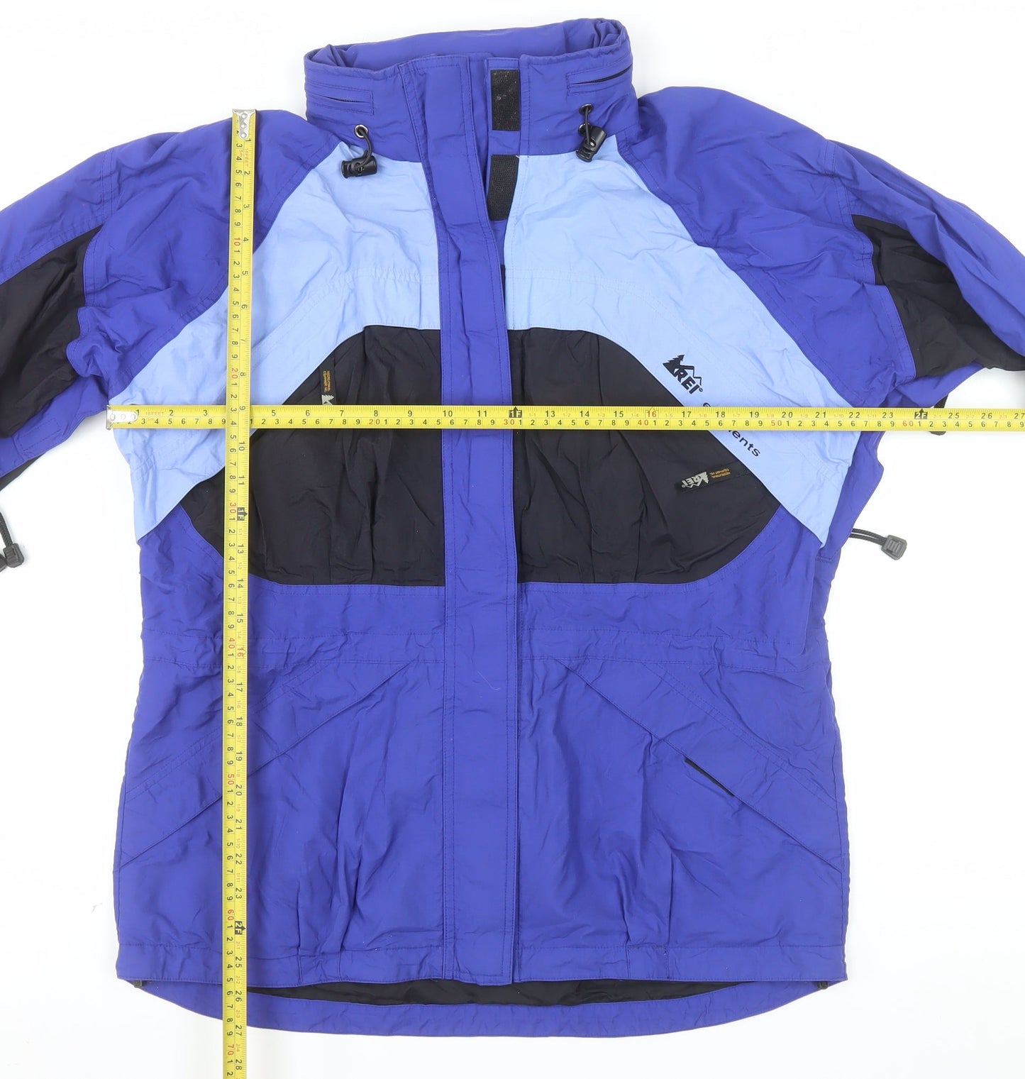 REI Women's Blue Ski Jacket Size M Waterproof Hooded Outdoor Coat