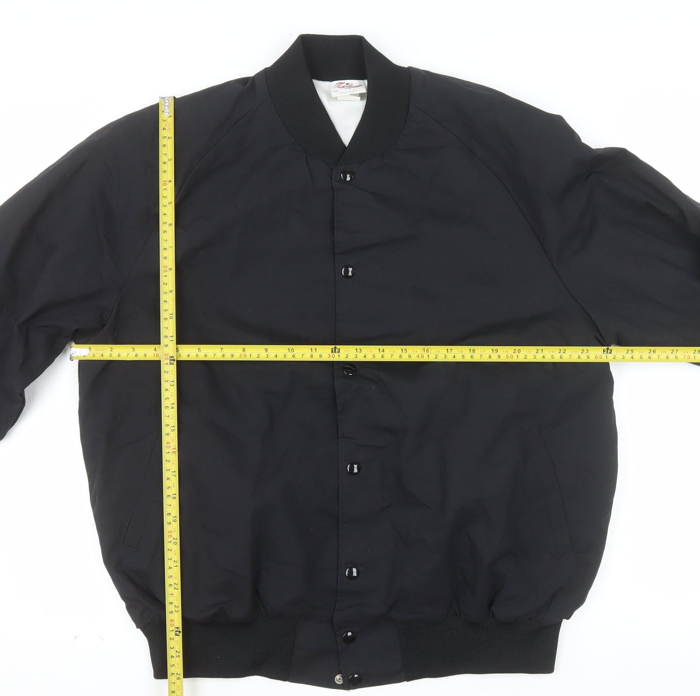 Taylor Jackets Men’s Black XL Varsity Bomber Music Tour Jacket