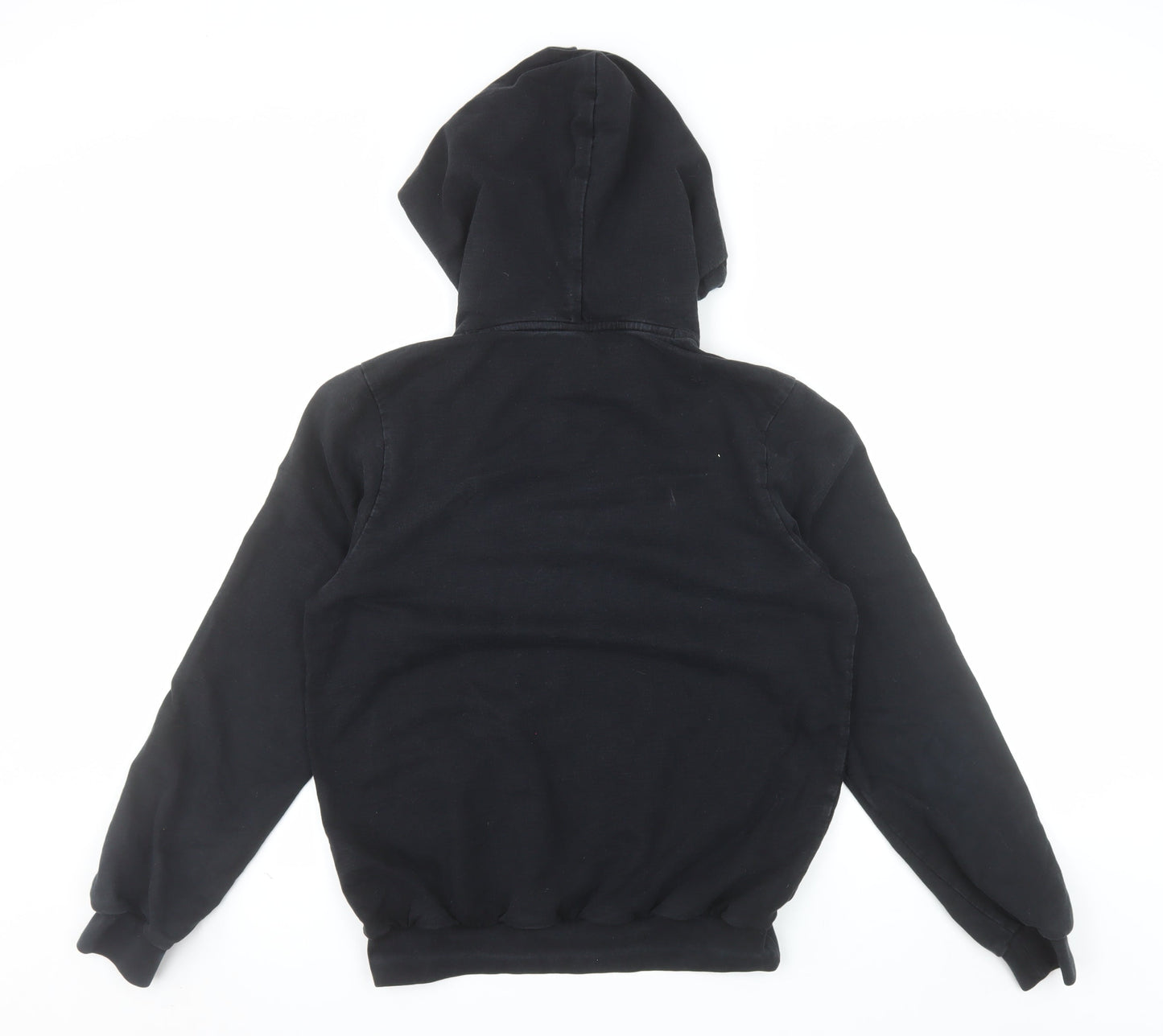 Paul & Shark Men’s Black Pullover Hoodie M Embroidered Yachting Cotton