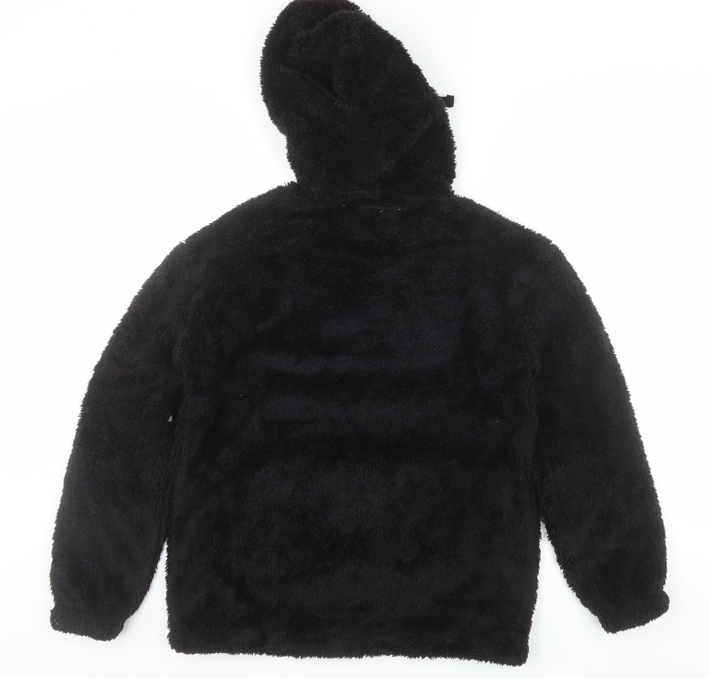 Aeropostale Womens Black Fleece Hoodie Size S Pullover Hooded Sweatshirt