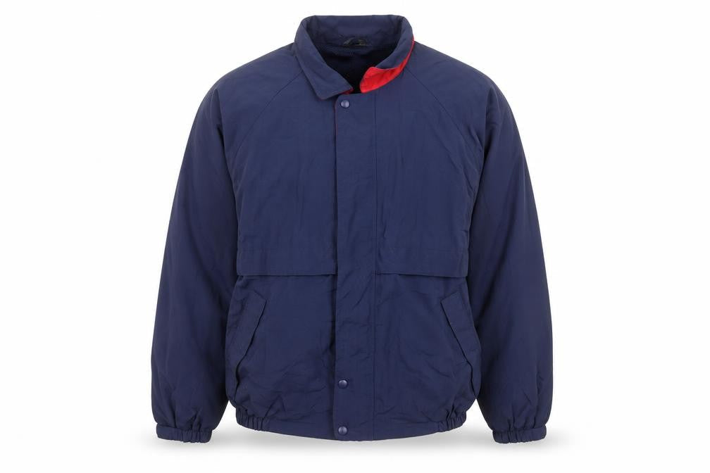 SK Design Men's Blue XL Nylon Bomber Jacket with Lining