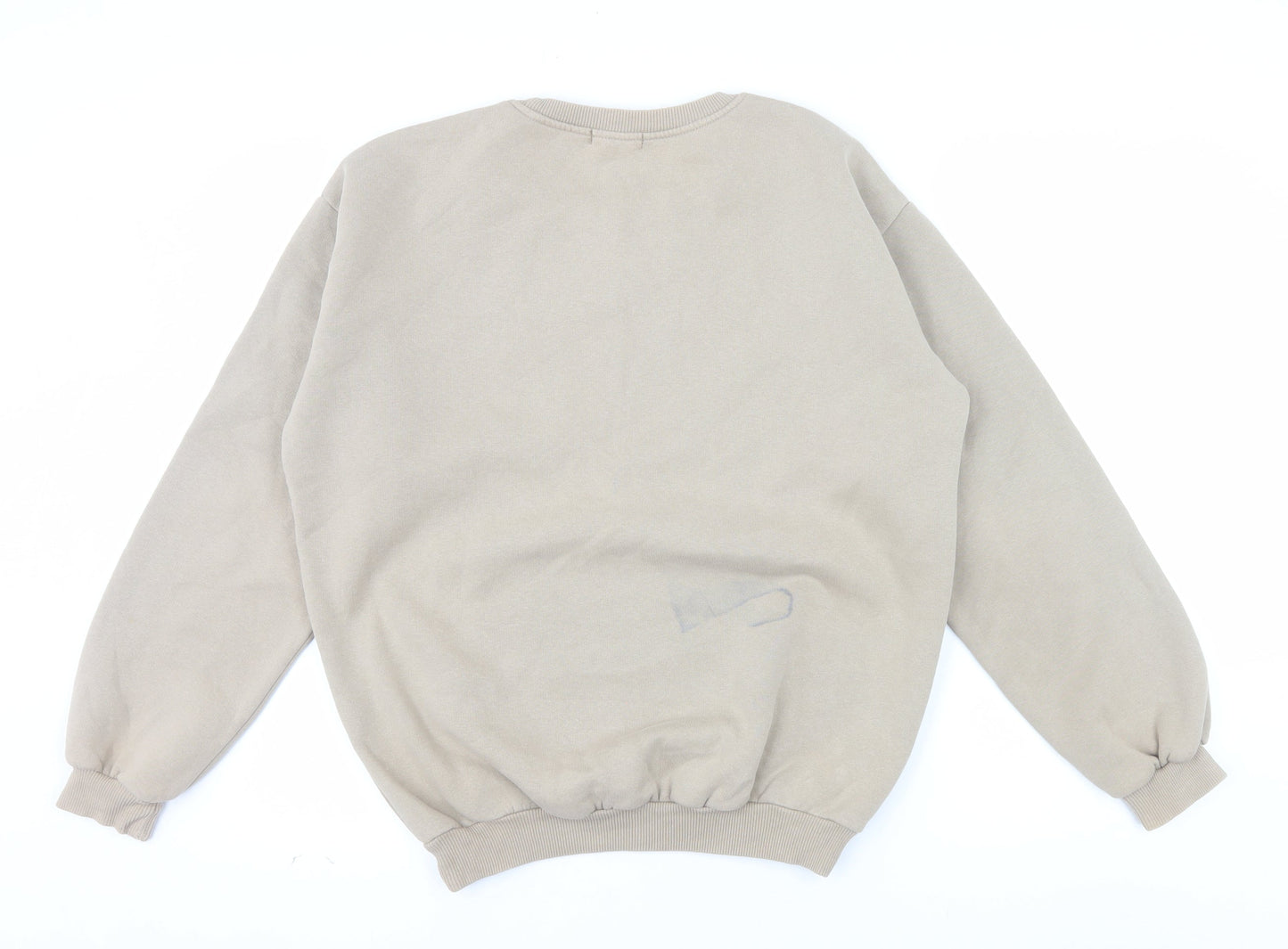 PrettyLittleThing Women Beige Small Pullover Sweatshirt