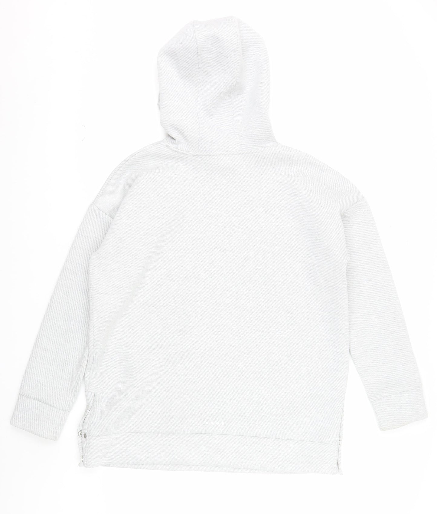 Souluxe Mens Grey Pullover Hoodie Size M Stretch Lightweight