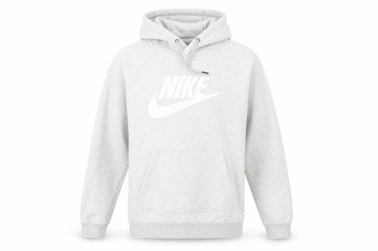 Nike Men's Grey Pullover Hoodie Small Sports Fleece Sweatshirt