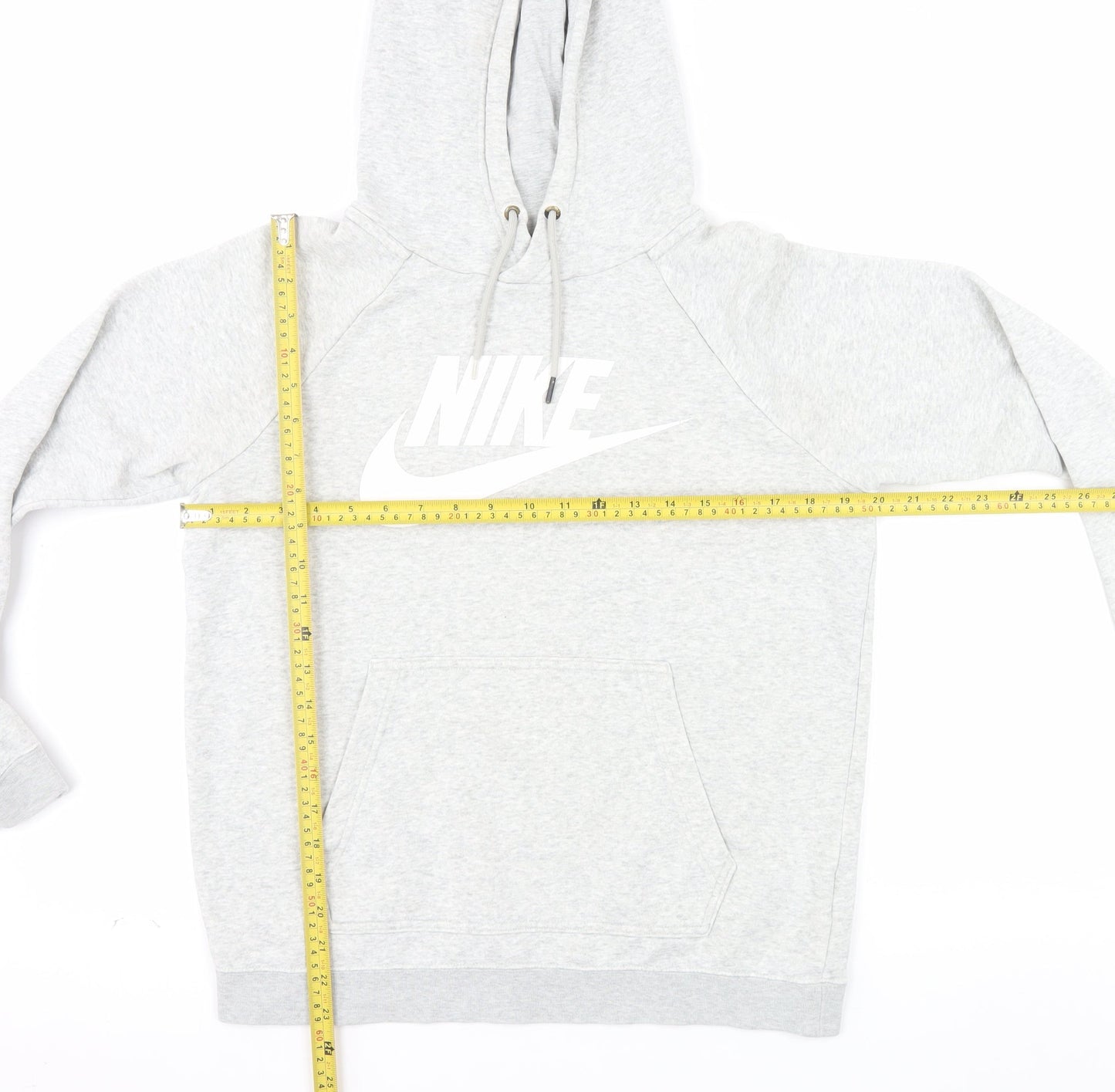 Nike Men's Grey Pullover Hoodie Small Sports Fleece Sweatshirt