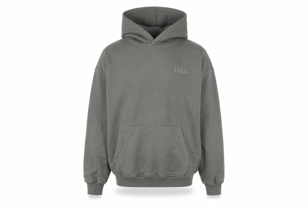 TALA Unisex Green Relaxed Fit Pullover Hoodie Size S