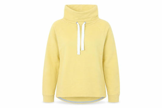 Boden Women's Yellow Cotton Pullover Hoodie UK 10 Long Sleeve
