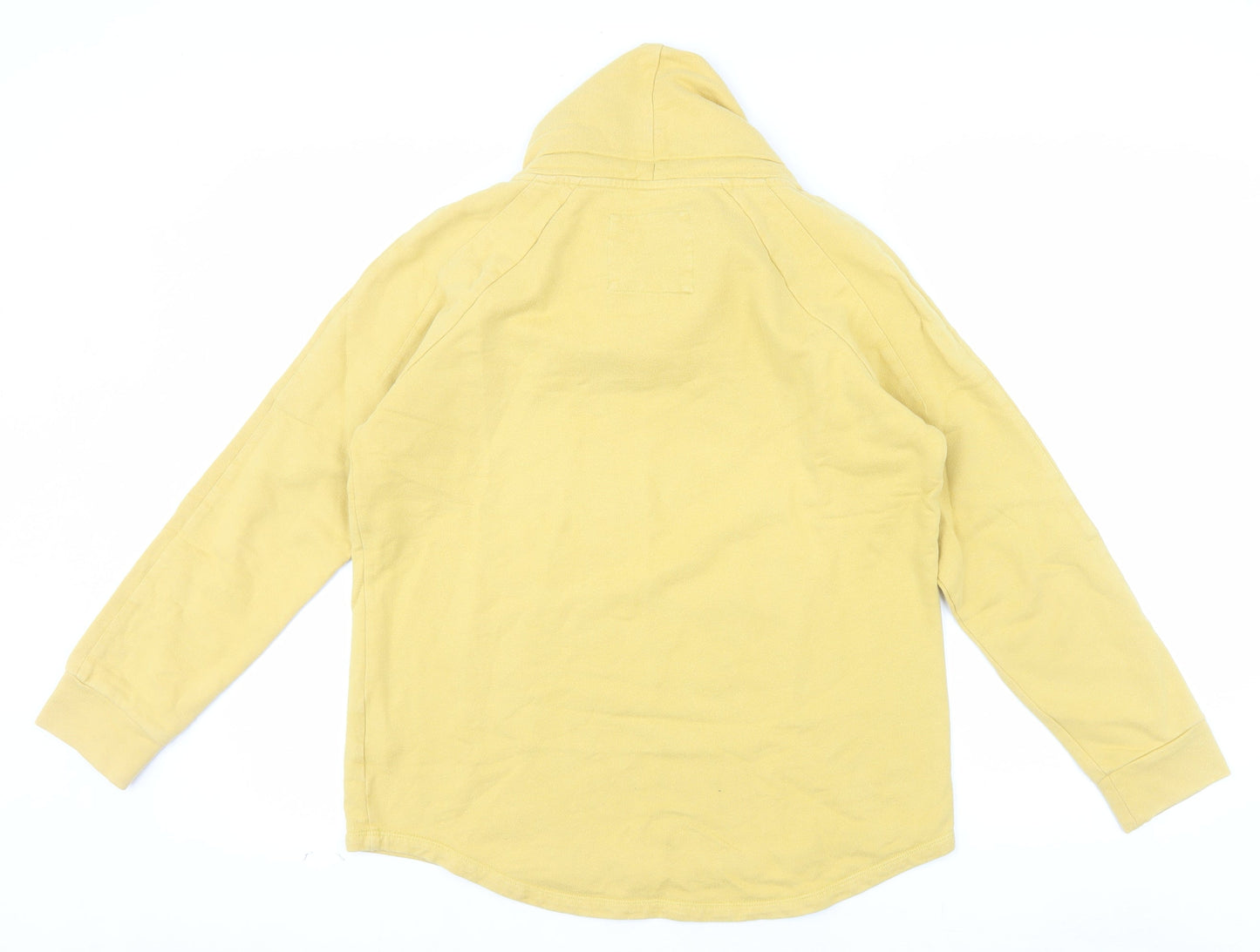 Boden Women's Yellow Cotton Pullover Hoodie UK 10 Long Sleeve