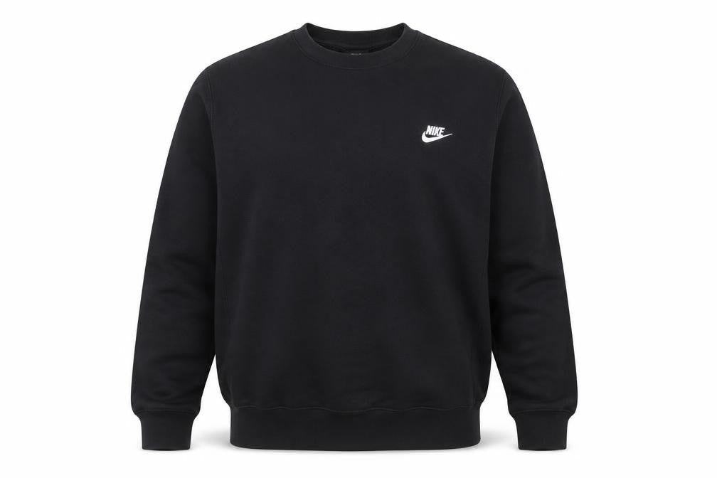 Nike Men's Black XL Pullover Crew Neck Fleece Sweatshirt