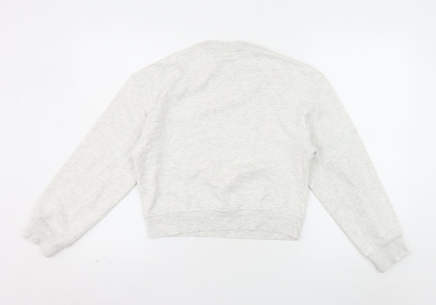 H&M Divided Women’s Grey Pullover Sweatshirt XXS Cotton Blend