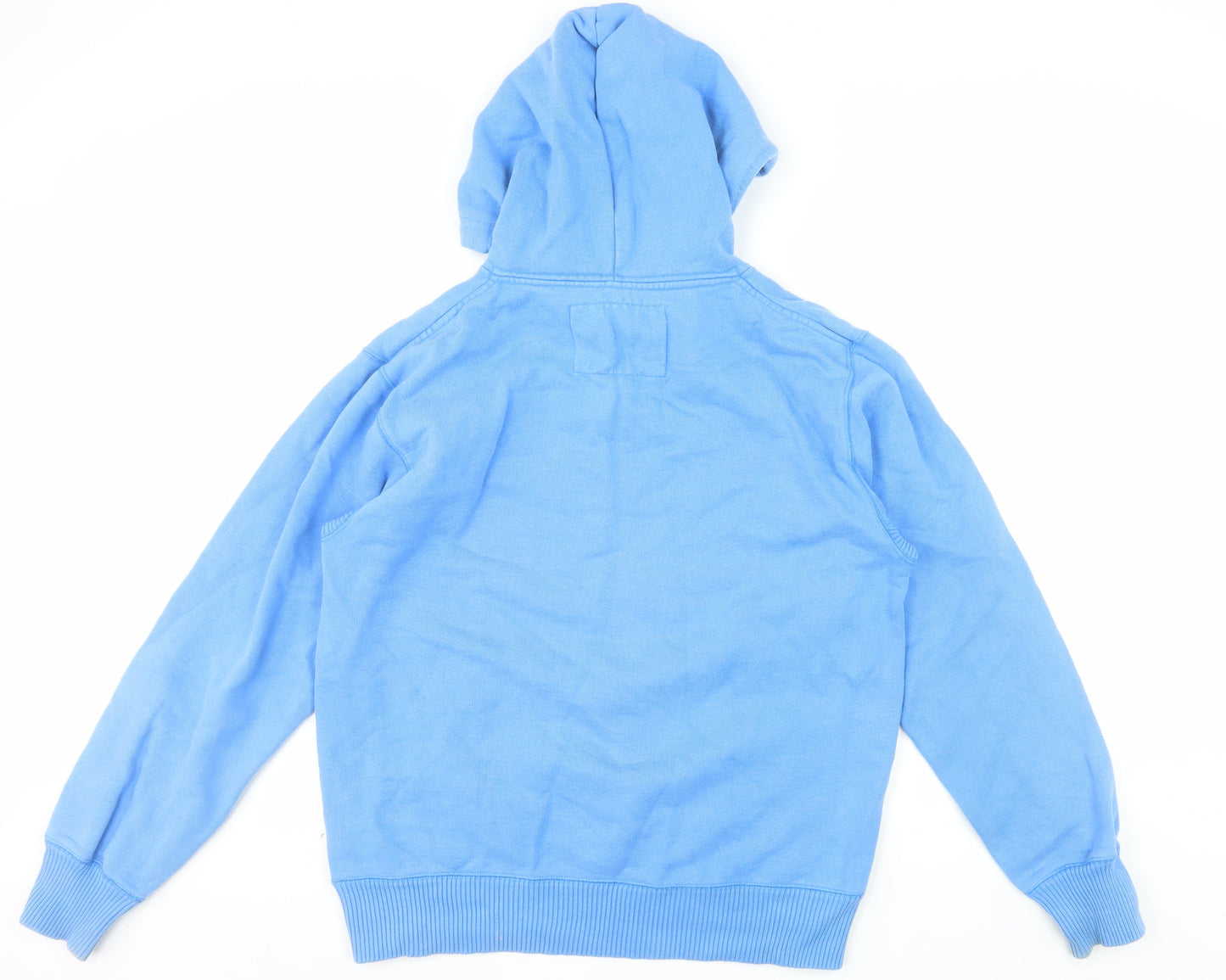 Jack Wills Men's Blue Pullover Hoodie Size Small Cotton Graphic