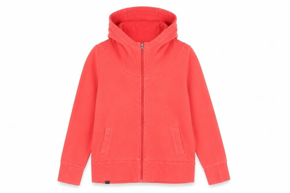 Bench Womens Red Full Zip Hoodie XL Cotton Blend Casual Wear