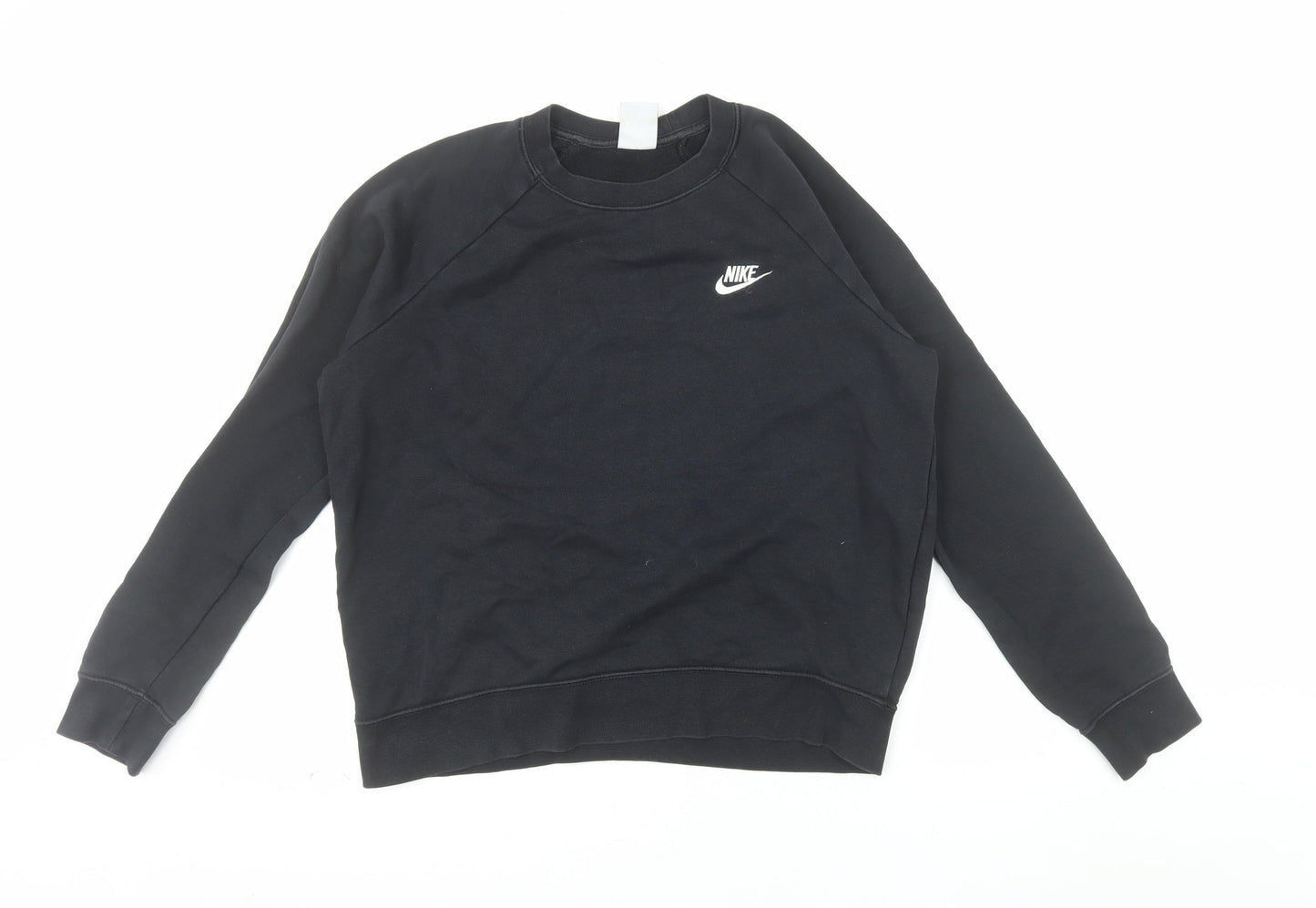 Nike Men's Black Fleece Pullover Sweatshirt M Regular Fit