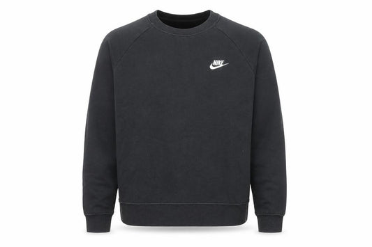 Nike Men's Black Fleece Pullover Sweatshirt M Regular Fit