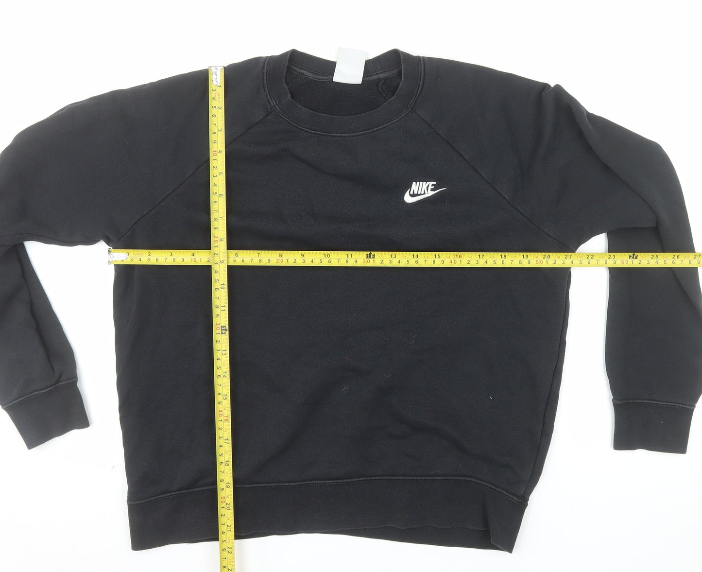 Nike Men's Black Fleece Pullover Sweatshirt M Regular Fit