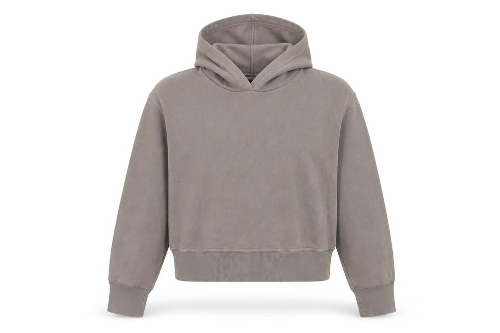 Zara Womens Brown Small Pullover Hoodie Cotton Blend Casual