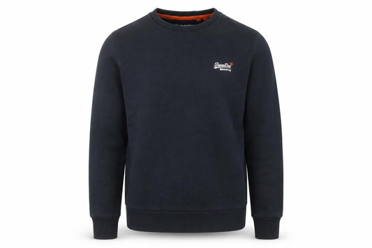 Superdry Men's Blue Crew Neck Pullover Sweatshirt Size L