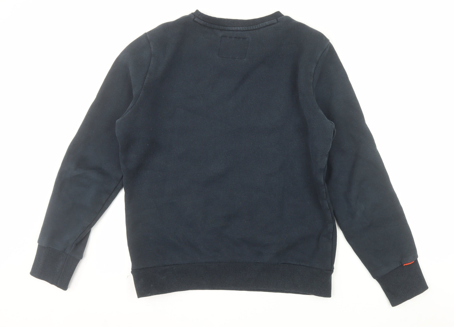 Superdry Men's Blue Crew Neck Pullover Sweatshirt Size L