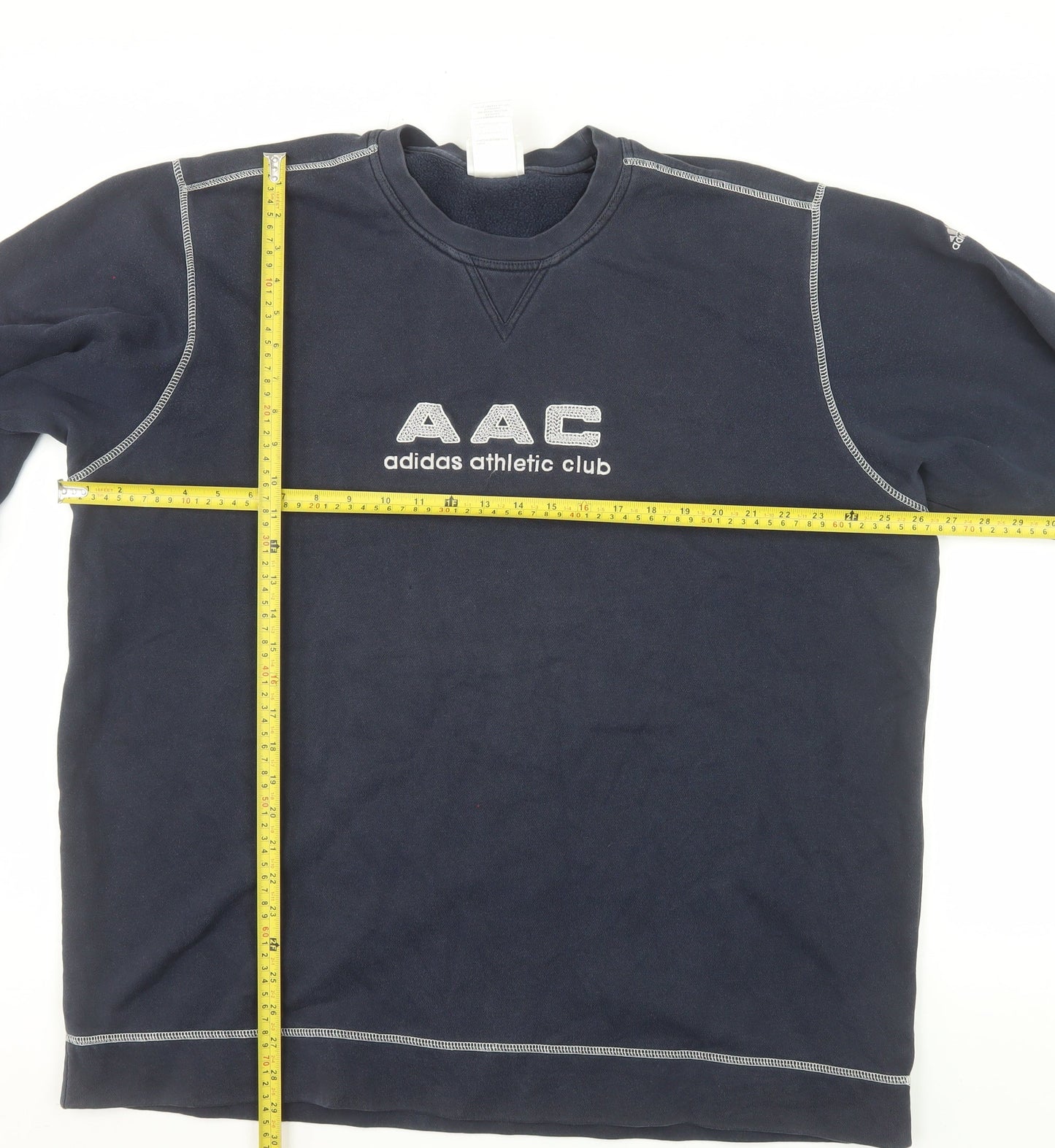 Adidas Men's Blue XL Pullover Sweatshirt Crew Neck AAC Athletic Style