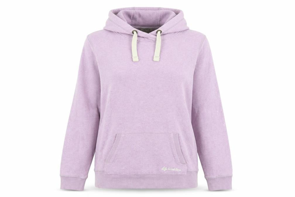 FatFace Womens Pink Hoodie UK 10 Pullover Cotton Blend Hooded Sweatshirt