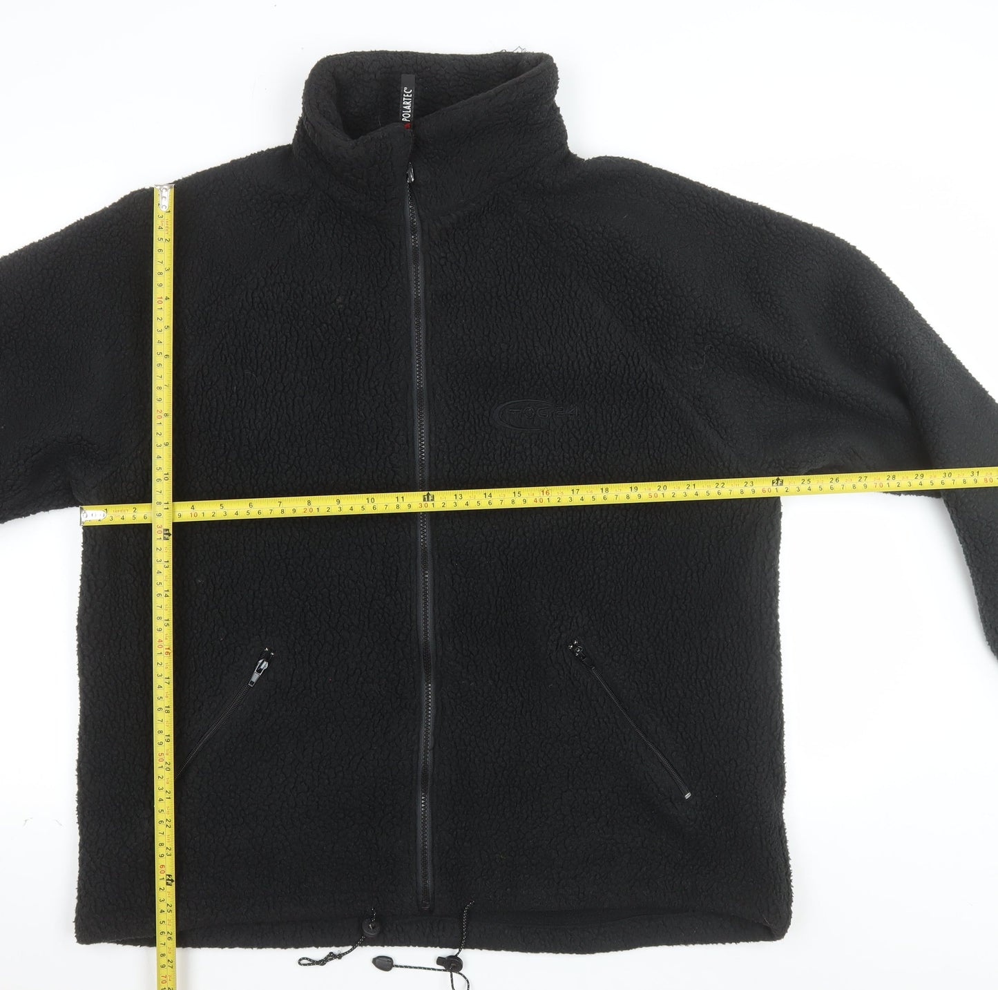 Polartec Men's Black L Fleece Full Zip Outdoor Jacket